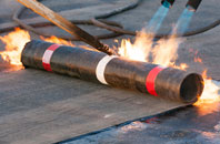 Tongue flat roof sealing