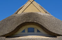 Tongue thatch roofing